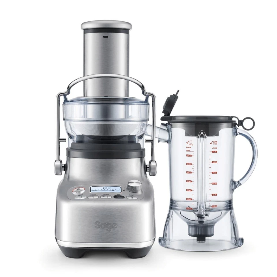 Sage The 3X Bluicer Pro Blender And Juicer SJB815BSS Brushed Stainless Steel,