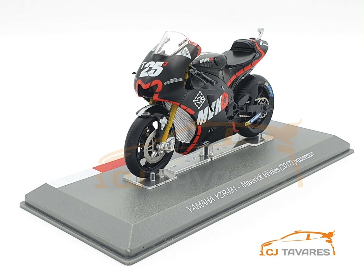 ALTAYA YAMAHA YZR M1 #25 MAVERICK VINALES MOTO GP 2017 1/18 | eBay