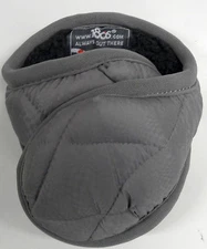 180s Women's Adjustable Ear Warmers Down Puffy Quilt NEW EarMuffs OSFA Adult