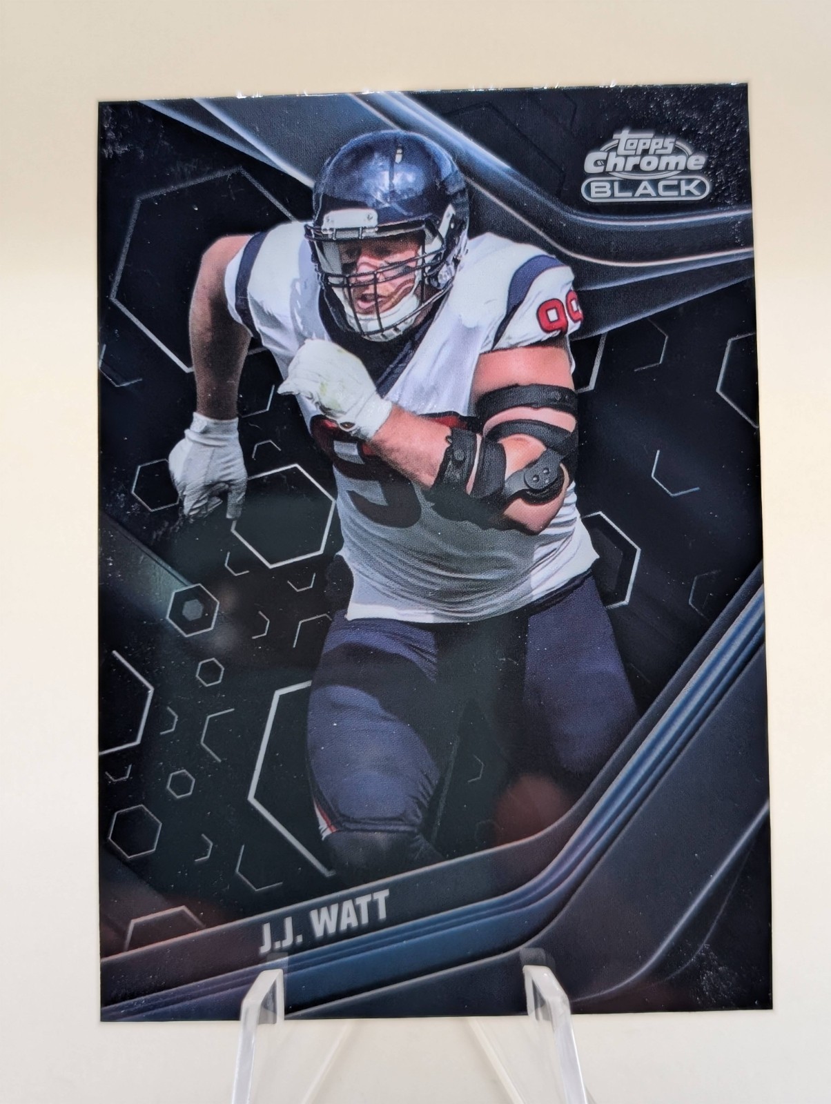 2023 Topps Composite J.J. Watt Chrome Black football card #121 Houston Texans