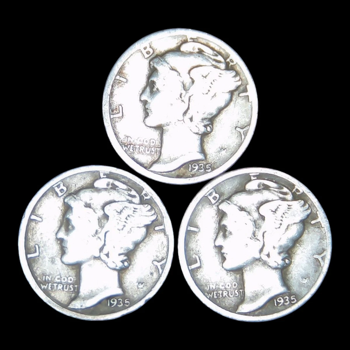 米国 マーキュリーダイム 銀貨 5枚セット 25+ Mercury Dime Set for sale | Updated Oct 2026