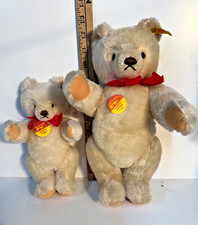 Steiff Vintage Teddy Bear Mama Baby Set 0203/36 0203/26 Pristine All Tags Button