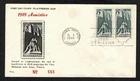 Canada #486, 1968, 15¢ Vimy Memorial Armitice pair Darnell limited #565 FDC