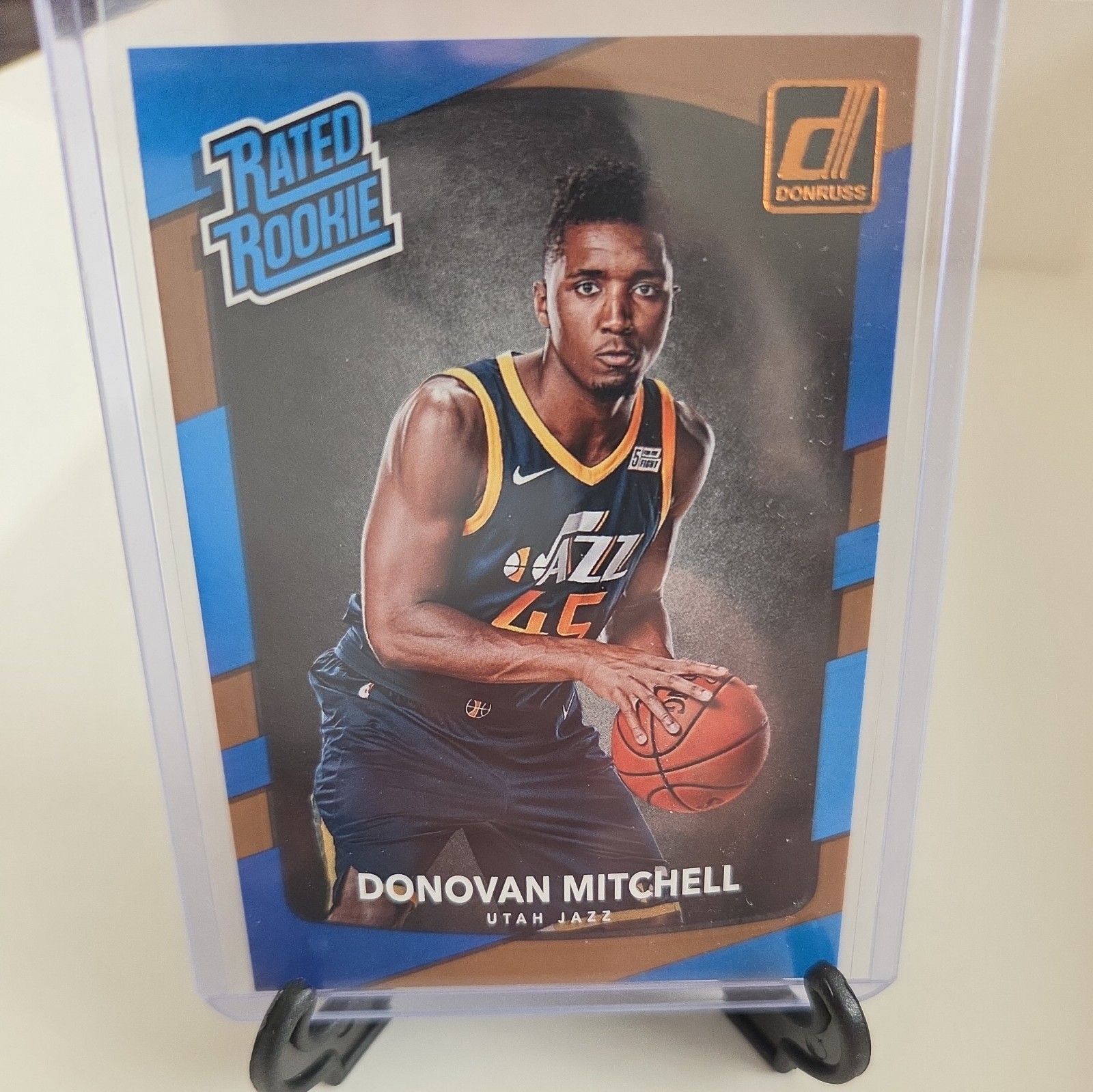 2017-18 Panini Donruss DONOVAN MITCHELL Rated Rookie #188 JAZZ