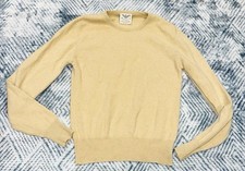 Vintage Belford 100 Cashmere Sweater Women S Beige Tan Quiet Luxury Y2K