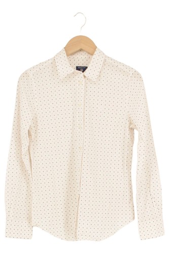 Top En Lin à Pois So Soon - Taille 36 - Couleur Beige, Bretelles Larges - Occasion Très Bon état