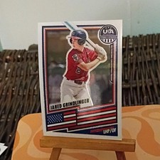 Panini 2026 Stars & Stripes Prizm #87 Jared Grindlinger Rookie USA Baseball