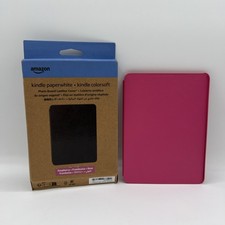 Amazon Kindle Paperwhite Colorsoft 2025 Plant- Leather Cover Raspberry Rose READ