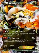 White Kyurem EX 101/113 Holo Ultra Rare Legendary Treasures Pokemon NM on eBay