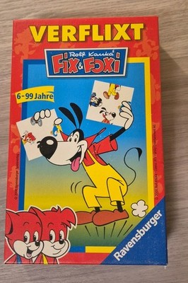 FIX & FOXI: VERFLIXT - Verrücktes Legespiel! RAVENSBURGER 2000 Vollständig