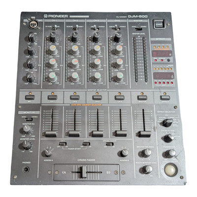 Pioneer DJ DJM-500 Professional 4-Channel DJ Mixer & 2, Pioneer