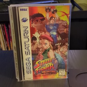 Street Fighter Collection Sega Saturn Complete with Manual *Excellent*