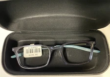 Nike Eyeglasses 7282 412 Thunder Blue Clear Square 52-17-145 with Case