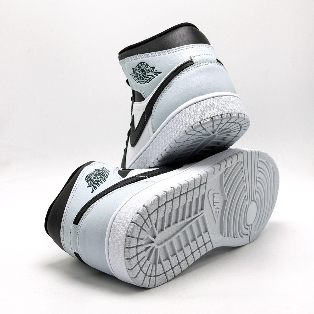 Nike Air Jordan 1 Mid Basketball Shoes Summit White/Black Men\'s‎ Size 10.5 NWOB JORDAN Air 1 Mid DV0991 101 - Shiekh main image 2