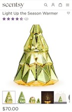 Scentsy Light Up The Season Wachswärmer Neu im Karton