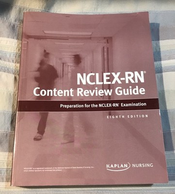 KAPLAN NCLEX-RN Content Review Guide - Paperback By Susan Sanders 2020 NEW