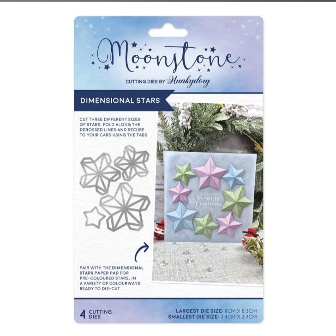 Moonstone By Hunkydory Cutting Die Dimensional Stars