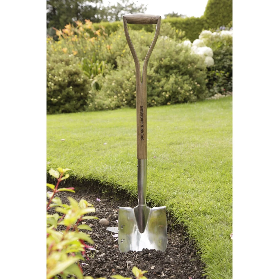 Spear & Jackson 传统不锈钢种植铁锹耐用花园工具 — 第 4/4 张图片