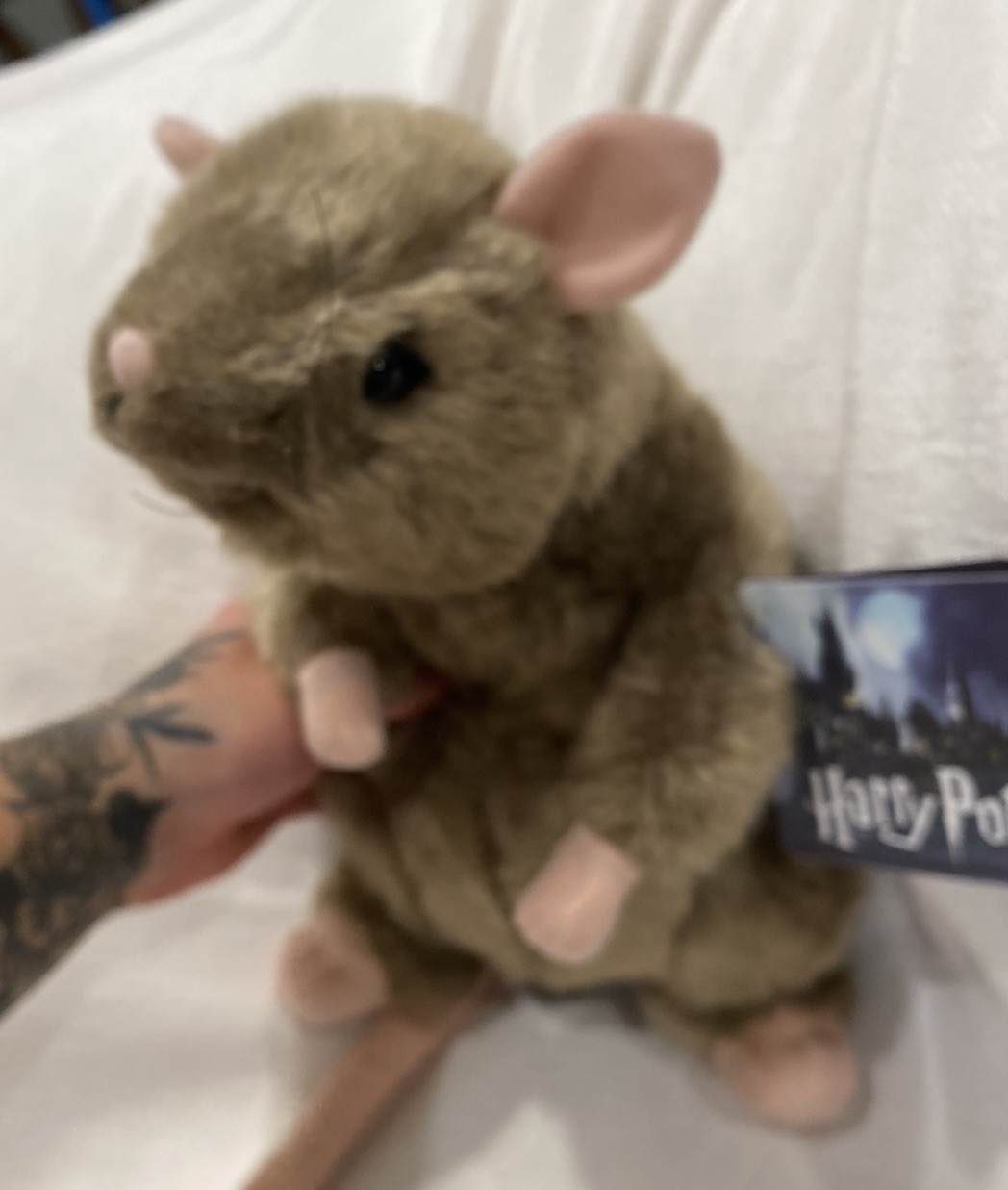 Harry Potter Scabbers Peluche Rata Noble Colección NN7977 Mundo Mágico Nuevo con Etiquetas