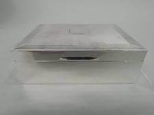 John Rose Kiste Kunst Deko Modern English Sterlingsilber 1969