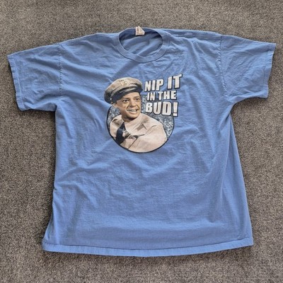 Nip It In The Bud Barney Fife The Andy Griffith TV Funny T Shirt Size 2XL
