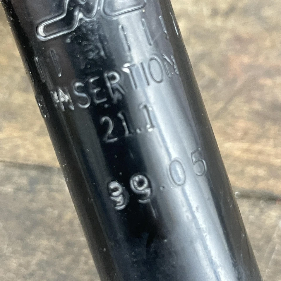 Vintage DYNO BMX FReestyle Quill Stem 21.1mm Silver Black 1999 99 Old School BMX - Image 3 of 4