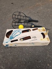 Vintage 1975 WHAM-O TRAC-BALL Game 4 Original Racquets with 1 Original Ball