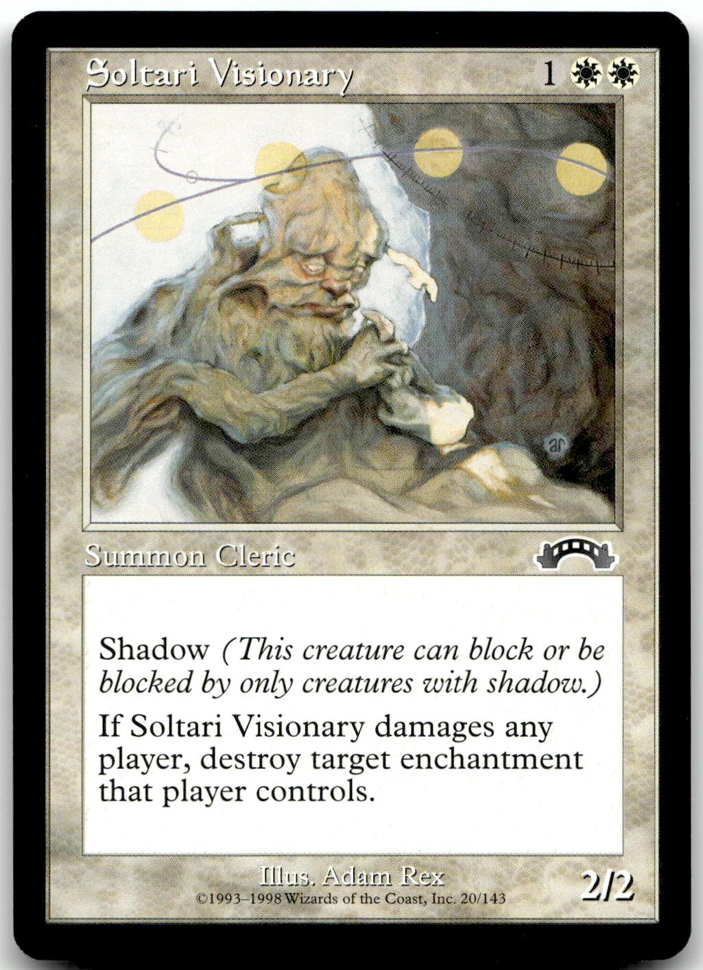 MTG Soltari Visionary Exodus EXO #20 common LP BUY 2, GET 1 FREE!