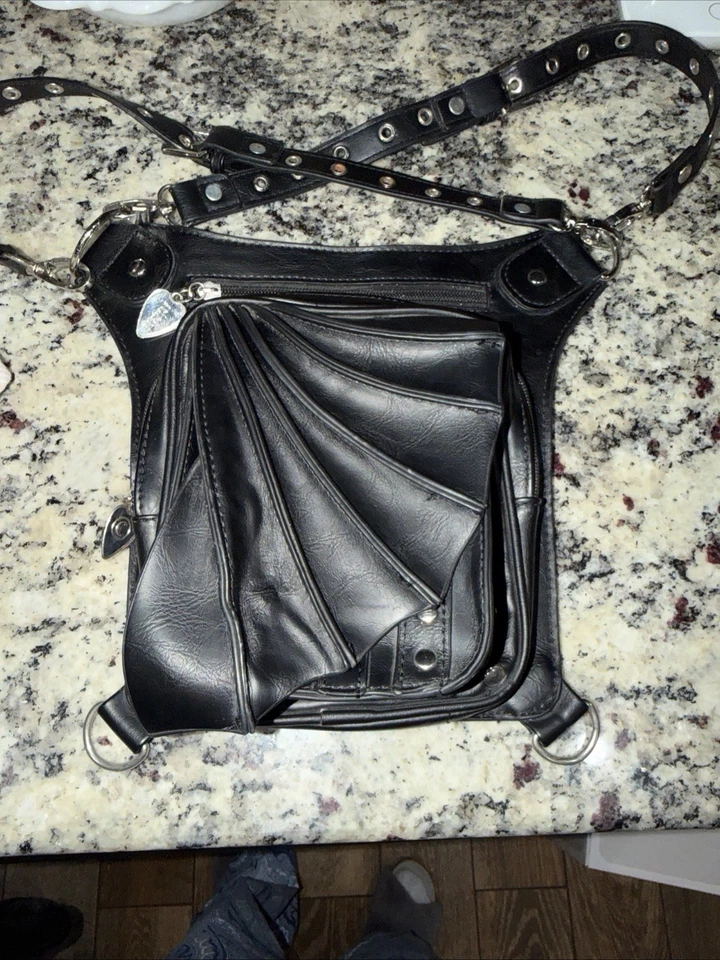 Restyle Draconia Dragón Gótico Gitano Boho Bruja Oculta Bolso de Mano Cartera HH Foto 3 de 4