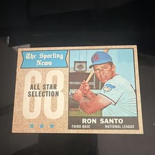 Topps Ron Santo #366 Chicago Cubs Baseball 1968 Sporting News All-Stars