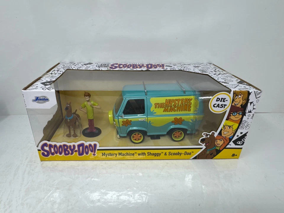 Máquina misteriosa Jada Scooby-Doo con figuras peludas y Scooby-Doo diecast 1:24 Foto 3 de 4
