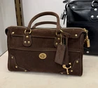 Coach Rhyder Satchel 24 in Suede CFN70 B4Z5D_Authentic_Expedited
