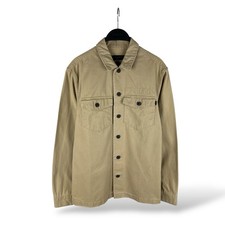 Allsaints Encamp Distressed Heavy Shirt L/S Overshirt Jacket Men s Size S