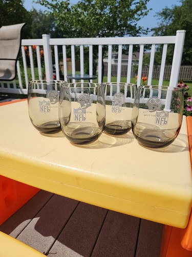 Set 4 bicchieri da whisky Detroit Lions grigio fumo Lowball 4,25" - Foto 7 di 7