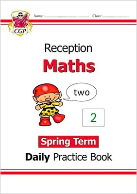 Reception Maths Daily Practice Book: Spring Term (CGP Reception