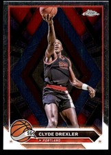 Clyde Drexler 2023-24 Topps Chrome #72 Trail Blazers NBA READ FREE SHIPPING