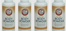 Arm  Hammer Talc-Free Body Powder Corn Starch Odor Control 5oz Lot of 4
