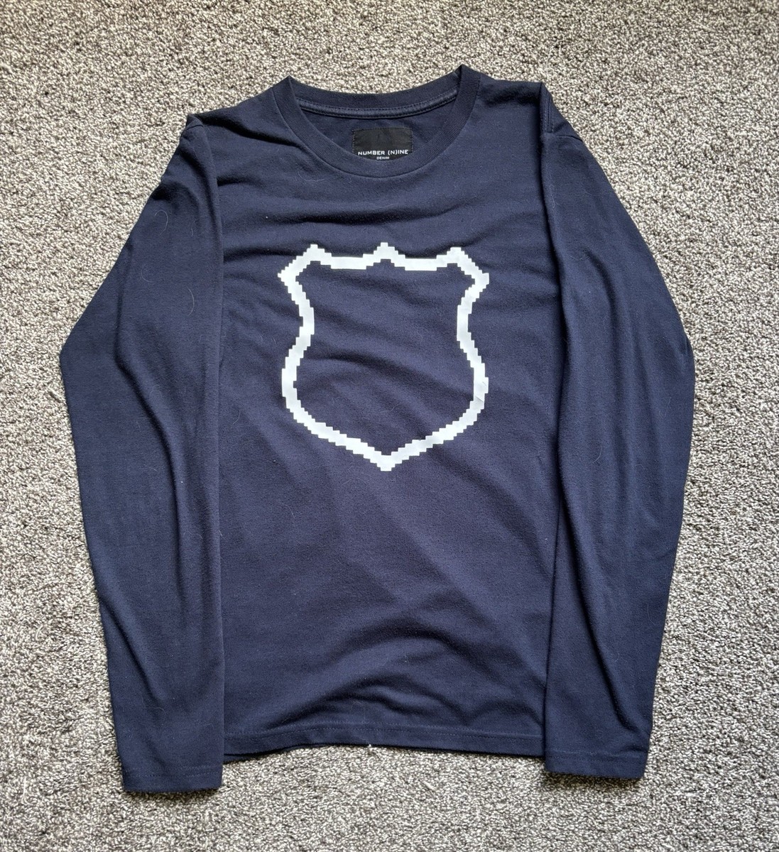 Number Nine Shield, Long Sleeve Small | eBay