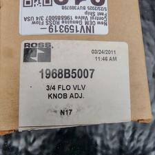ROSS 1968B5007 Flow Control Valve New OEM Genuine 3/4 Inch NPT Port USA Made