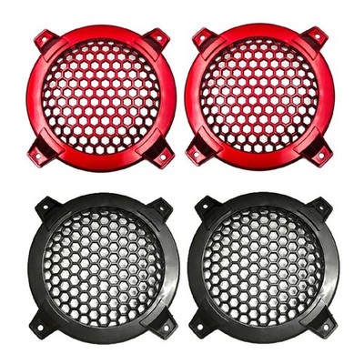 Subwoofer Speaker Cover 4 Inch Stereo Speaker Grill for Protection Mask fo