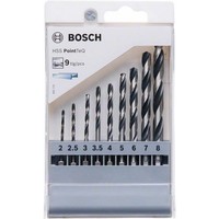 Bosch Accessories 2607002826 Pointteq Hss Metall-Spiralbohrer-Set 9Teilig 2 M...