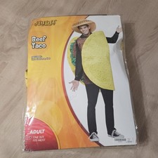 Spirit Halloween Adult TACO Food Costume OSFM Worn Once Euc