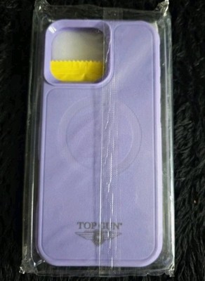 TOP Gub Purple Magnetic Back Case Cell Phone Cover Magnetic Wireless Charging