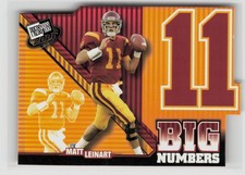 Matt Leinart #BN33 2006 Press Pass Big Numbers Usc Trojans
