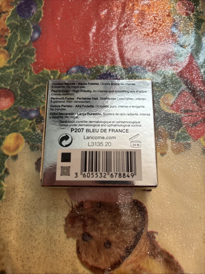 Lancome Ombre Hypnose Pearly Color Eyeshadow P207 BLEU DE FRANCE NEW GENUINE - Image 3 of 4