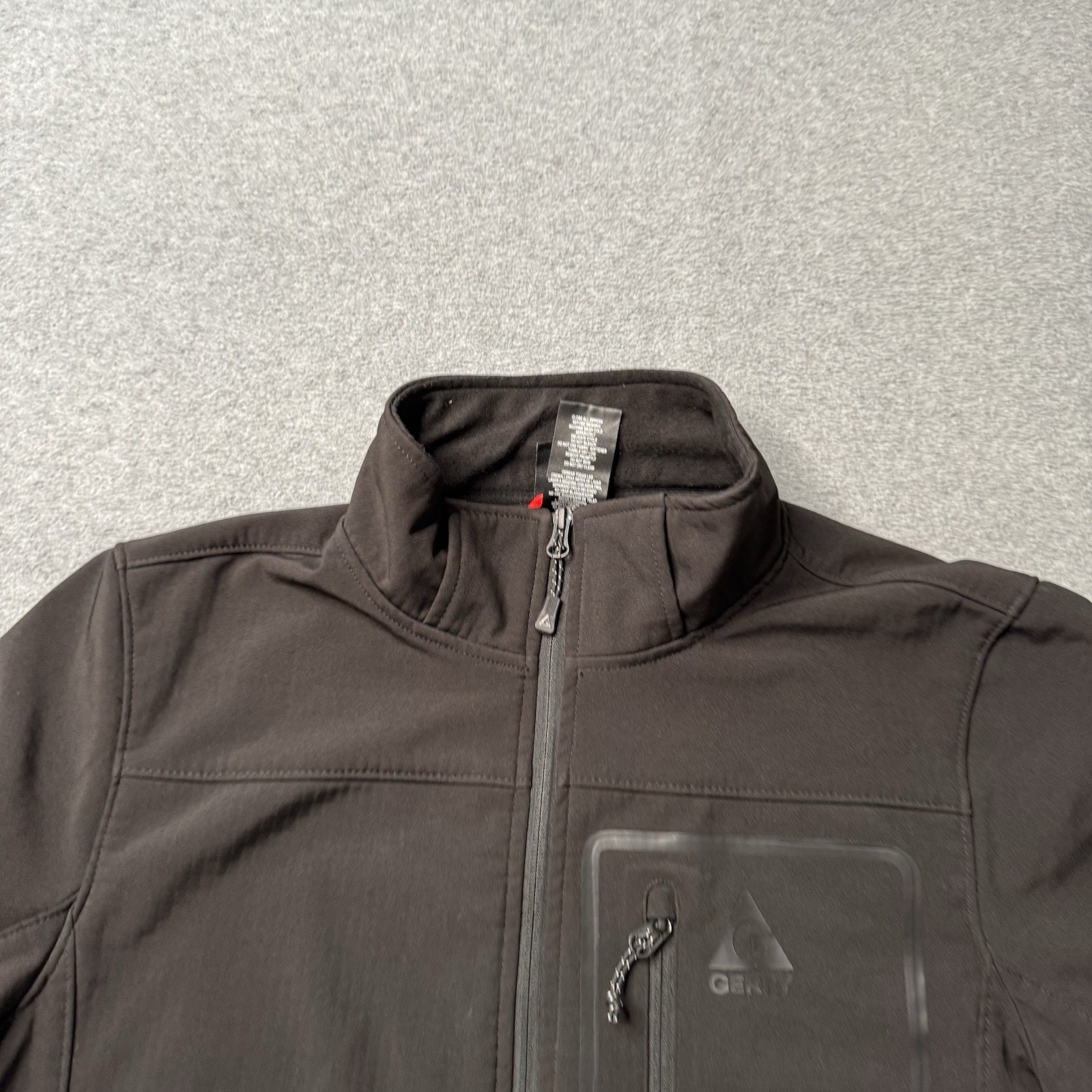 Gerry Jacket Mens Medium Black Softshell Microgri… - image 5