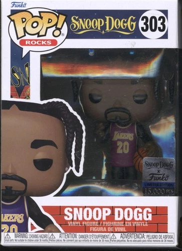 DR | Funko Pop! Rocks | Snoop Dogg #303 | Snoop x Funko Excl. w/Protector