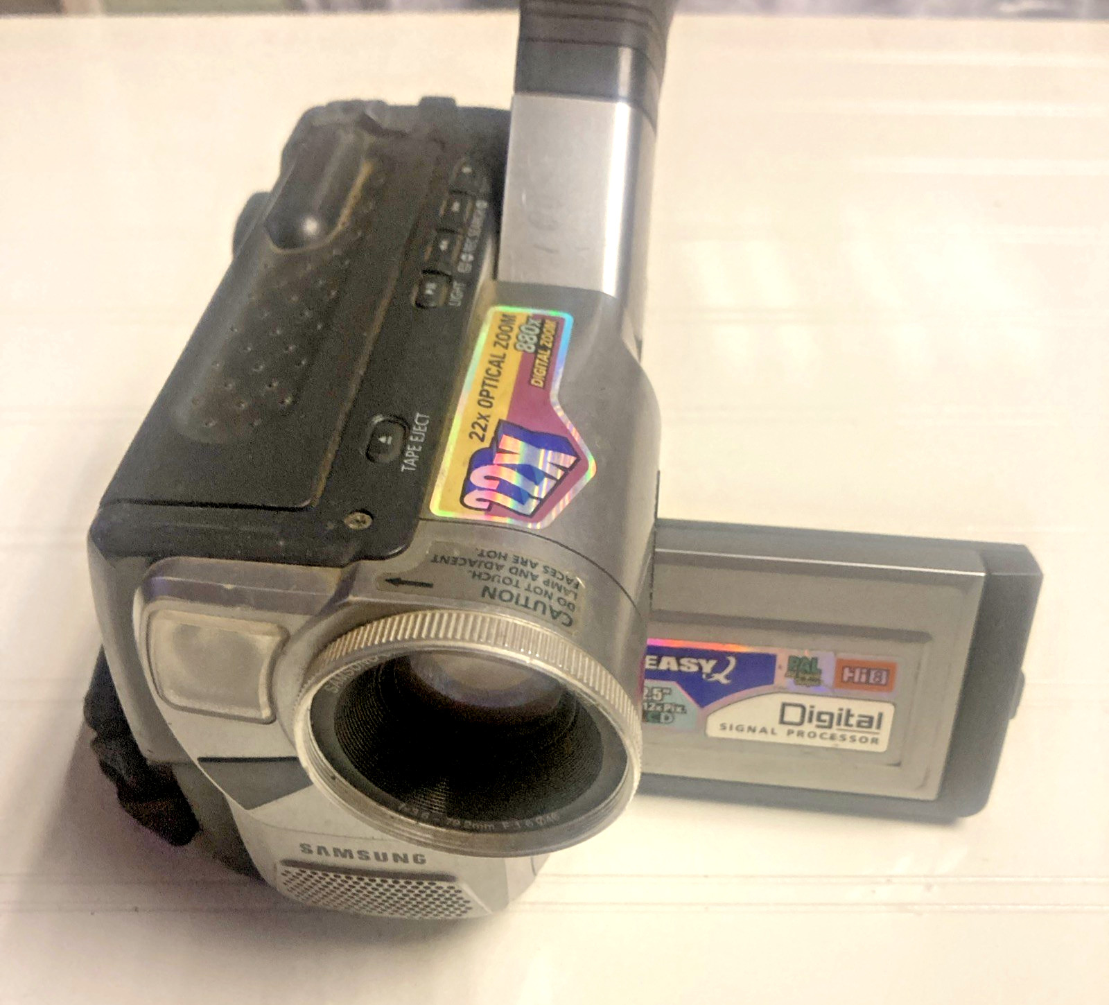 Vcr Player W/battery 880x Zoom Not Tested