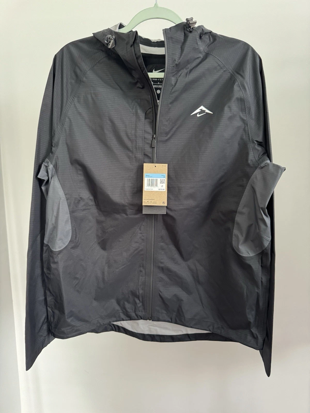 Nike Trail Netplus Running Jacket M | Storm-FIT ADV | Black | $275 Retail | NWT