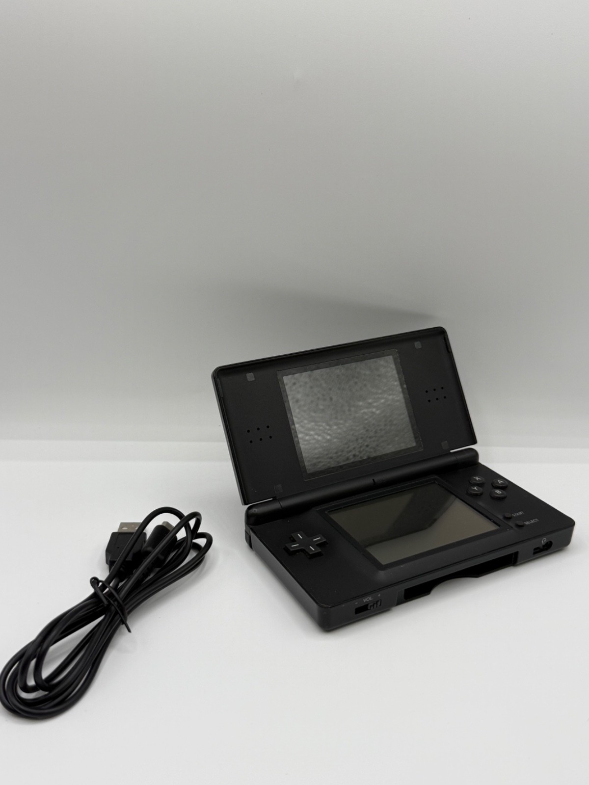 Nintendo DS Lite Nera USG-001 Console Portatile + Cavo Ricarica USB